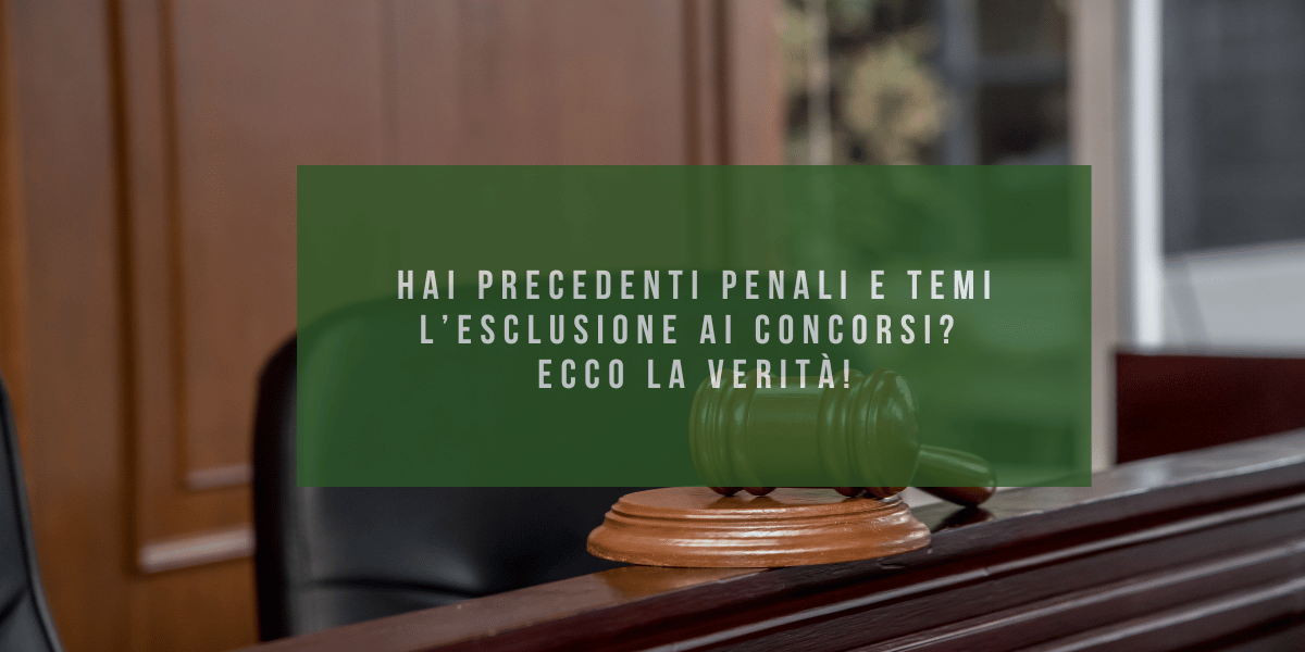 Precedenti penali concorso Carabinieri